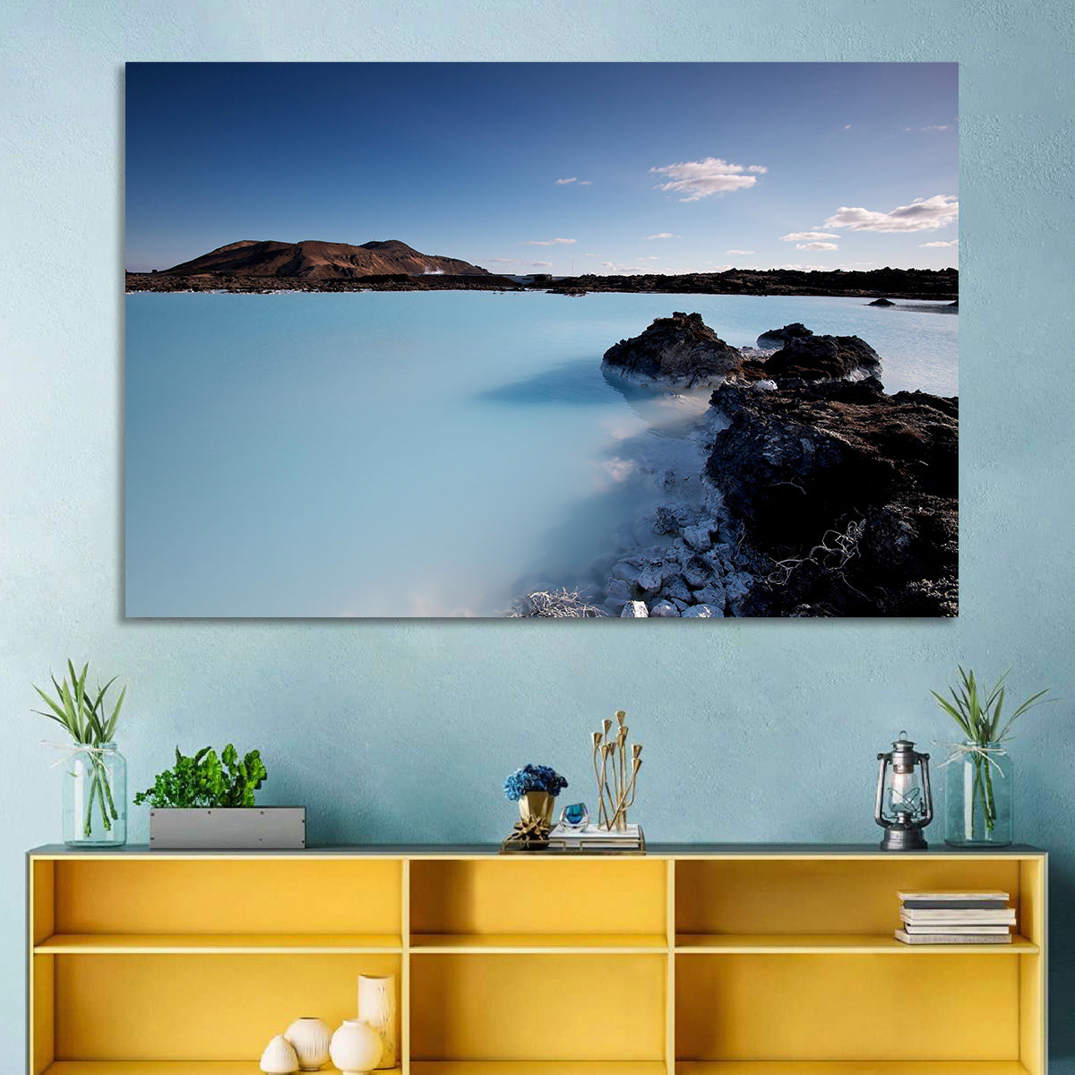 Blue Lagoon in Grindavík, Iceland Wall Art
