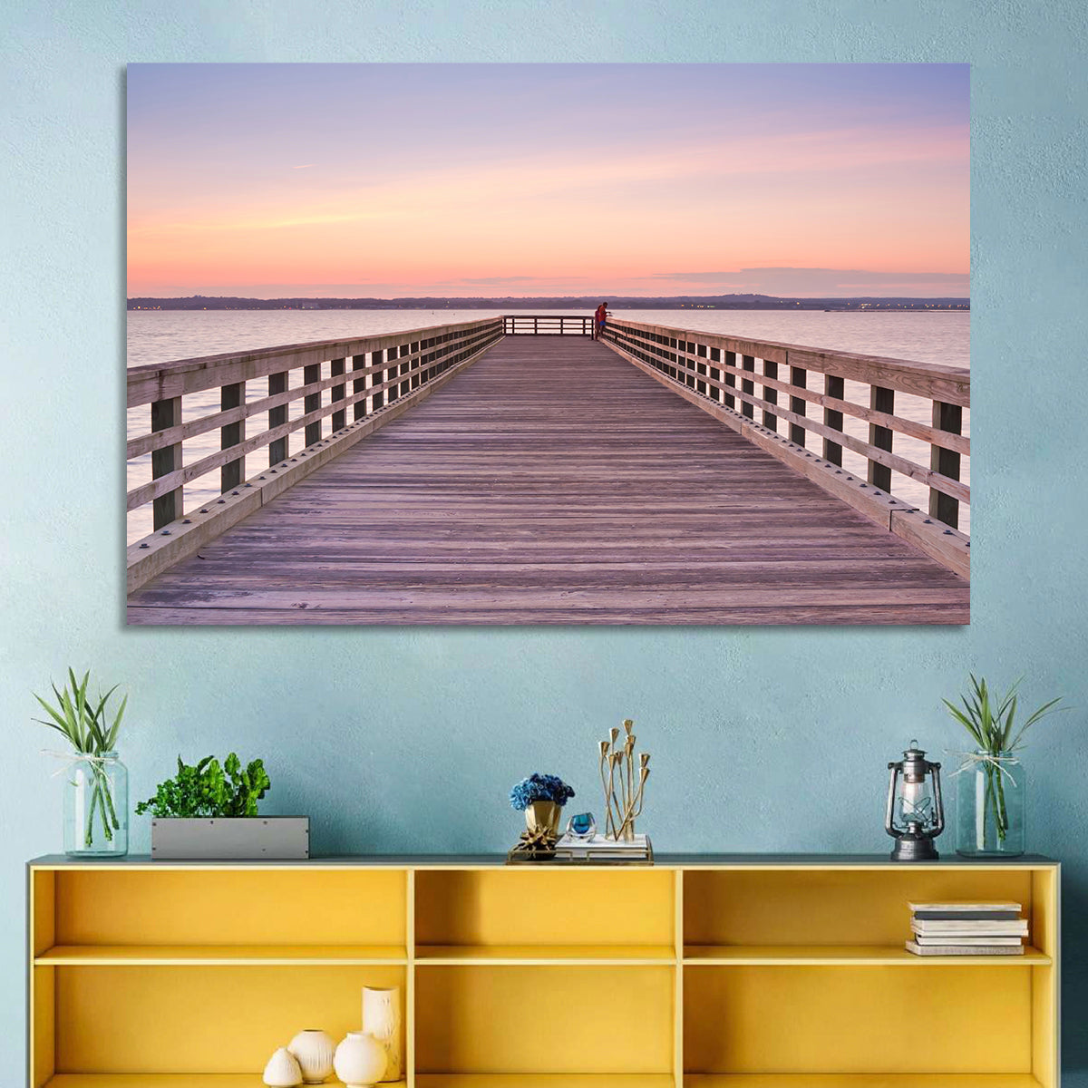 New Haven Wooden Pier Wall Art