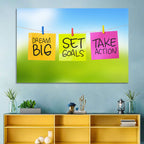 Dream Big Sticky Note Trio Wall Art