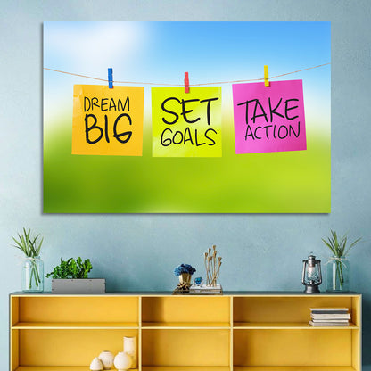 Dream Big Sticky Note Trio Wall Art
