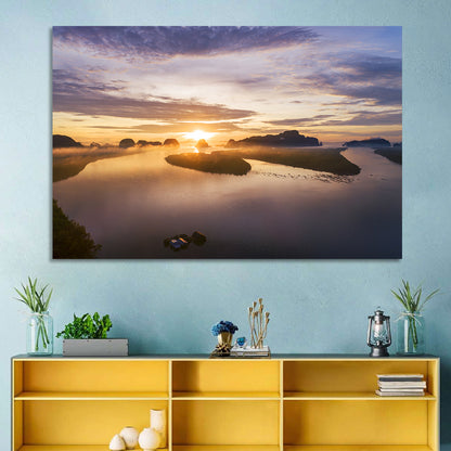 Phang Nga Bay Sunrise Wall Art
