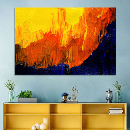 Mountain Ridge Abstract Wall Art