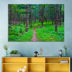 Lush Virginia Forest Trail Wall Art