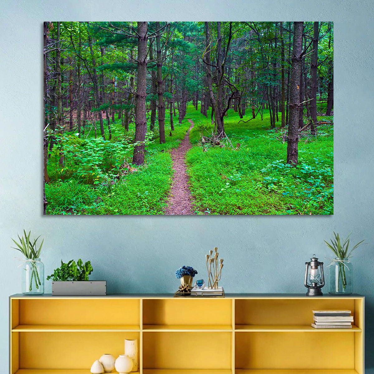 Lush Virginia Forest Trail Wall Art