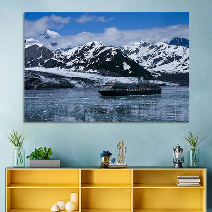 Cruise Ship in Yakutat Bay Wall Art
