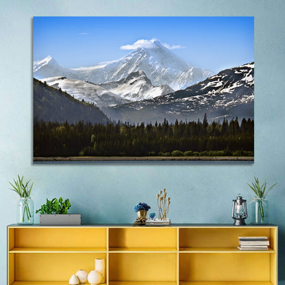 Glacier Bay Snow-capped Peak Wall Art