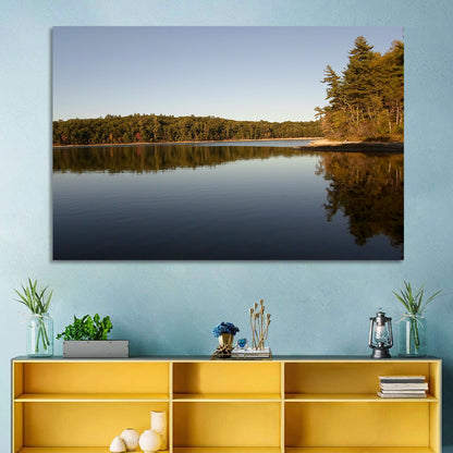 Walden Pond Reflection Wall Art