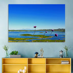 Lake Mathews Wildflower View Wall Art