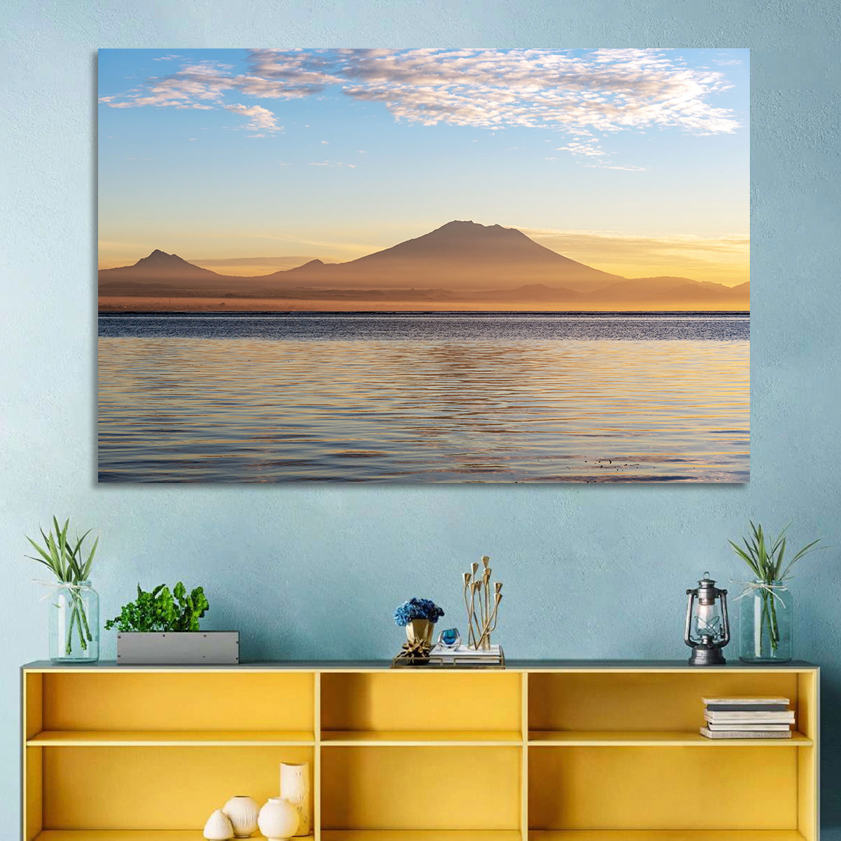 Mount Agung Volcano Wall Art