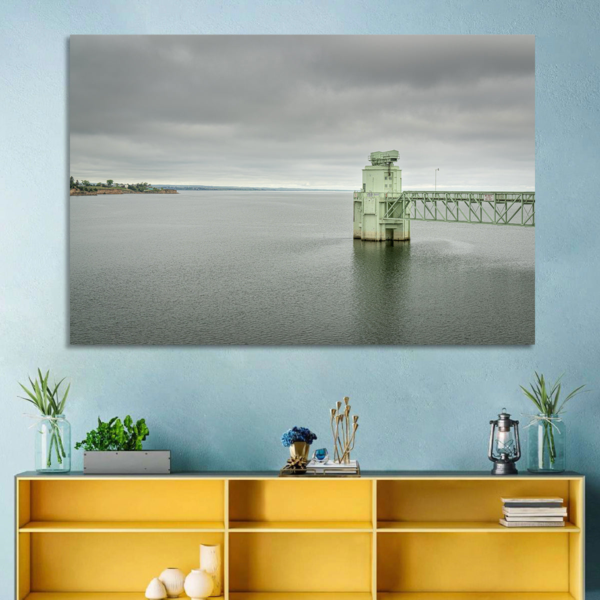 Lake Mcconaughy Intake Tower Wall Art