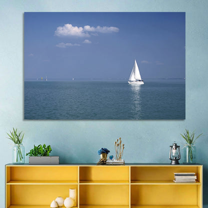 Sailboat on Lake Balaton Wall Art