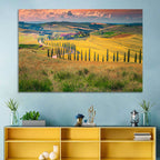 Val D'orcia Cypress Road Wall Art