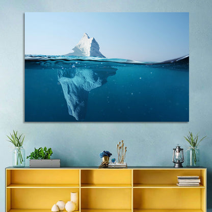 Split-level Iceberg Wall Art