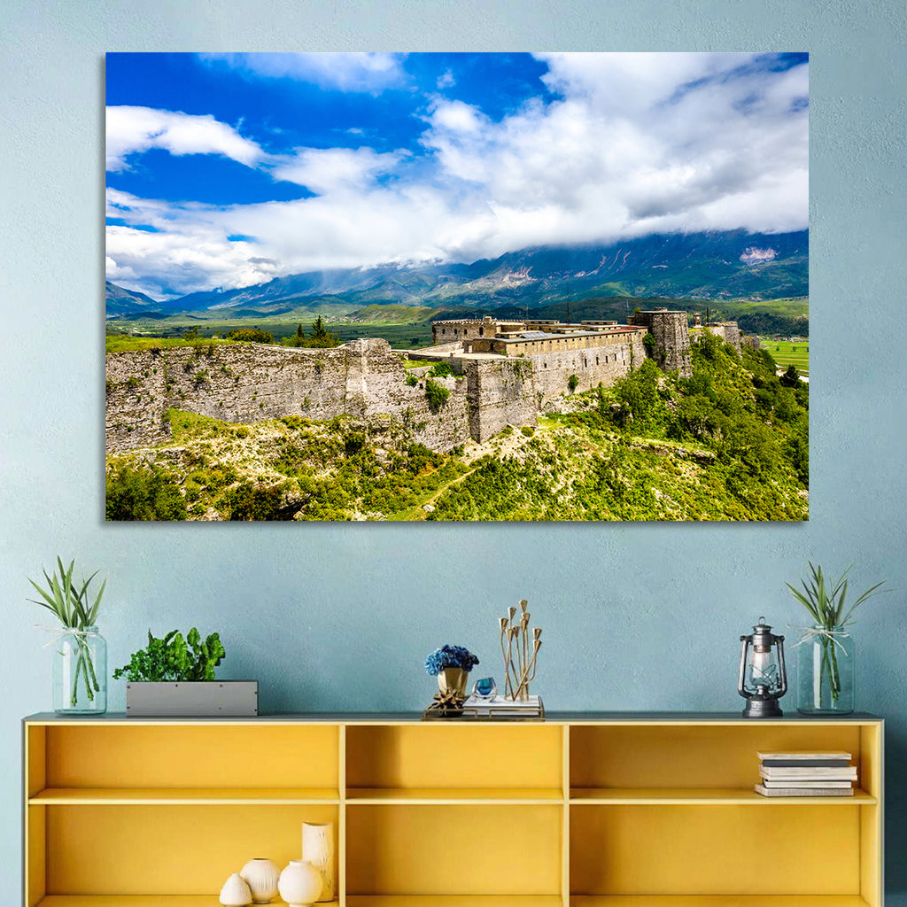 Gjirokastër Fortress Over Drino Valley Wall Art