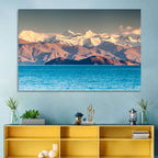Karakul Lake at Golden Hour Wall Art