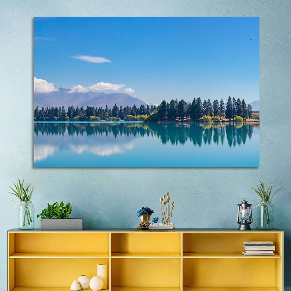 Lake Ruataniwha Reflection Wall Art