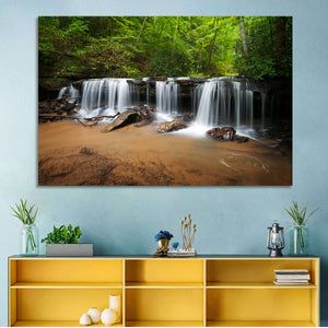 Forest Waterfall Wall Art