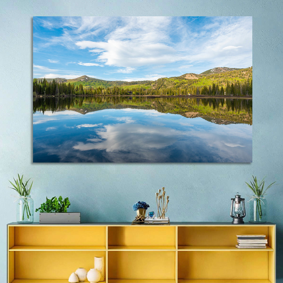 Silver Lake Reflection Wall Art