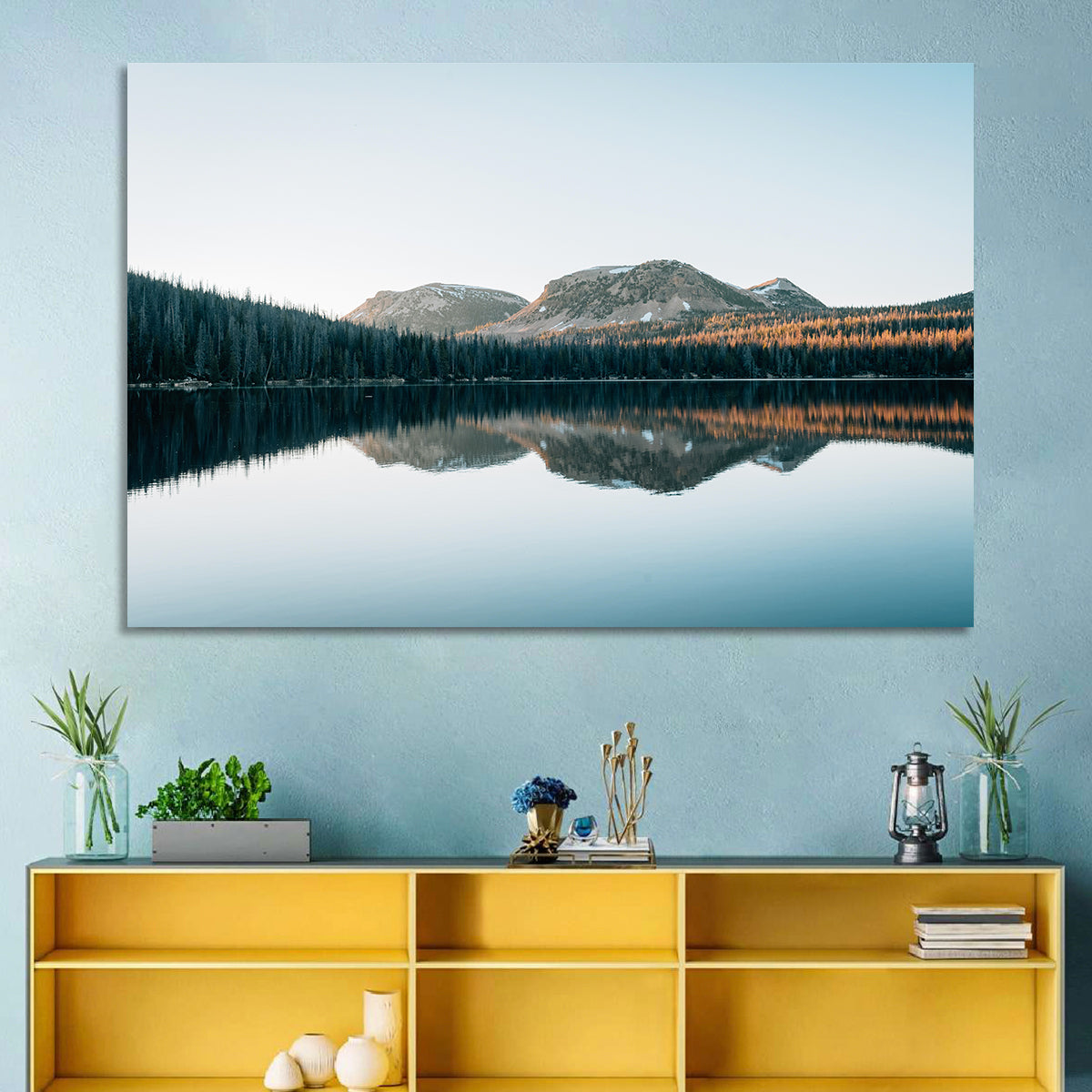 Mirror Lake Utah Reflection Wall Art