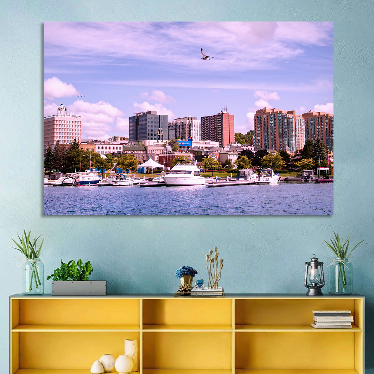 Barrie Lakefront Skyline Wall Art