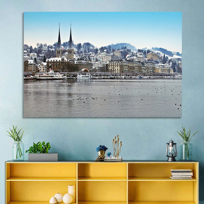 Hofkirche Lucerne Cityscape Wall Art