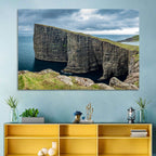 Trælanípa Cliff, Faroe Islands Wall Art