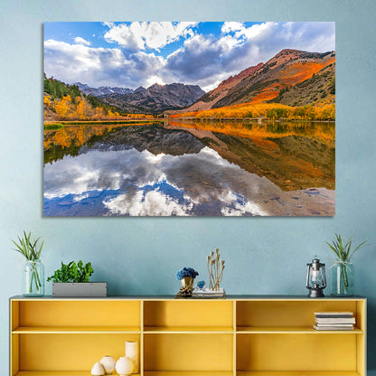 North Lake Autumn Reflection Wall Art