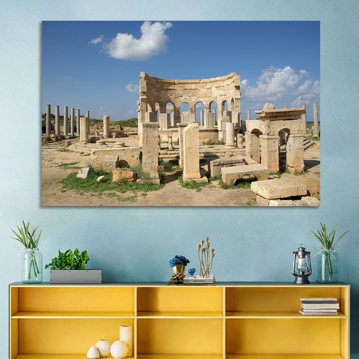 Leptis Magna Stone Ruins Wall Art