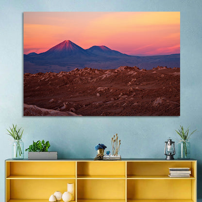 Valle De La Luna, Licancabur Volcano Wall Art