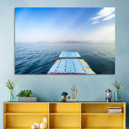 Galilee Floating Dock at Tiberias Wall Art