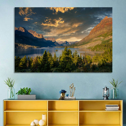 Wild Goose Island, St. Mary Lake Wall Art