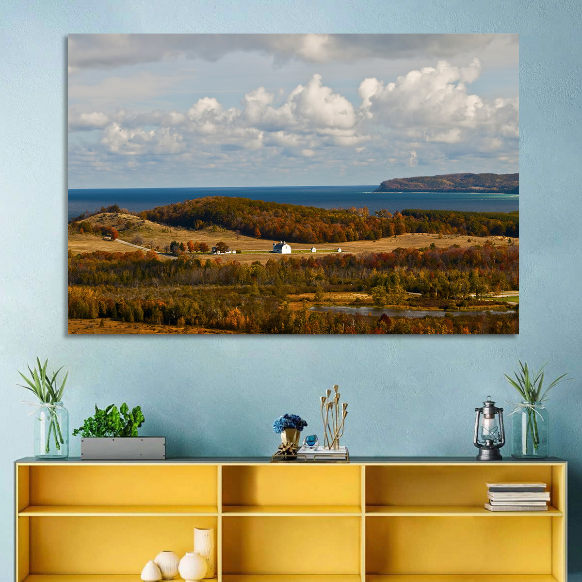 D.h. Day Farm, Glen Arbor Wall Art in a room, landscape