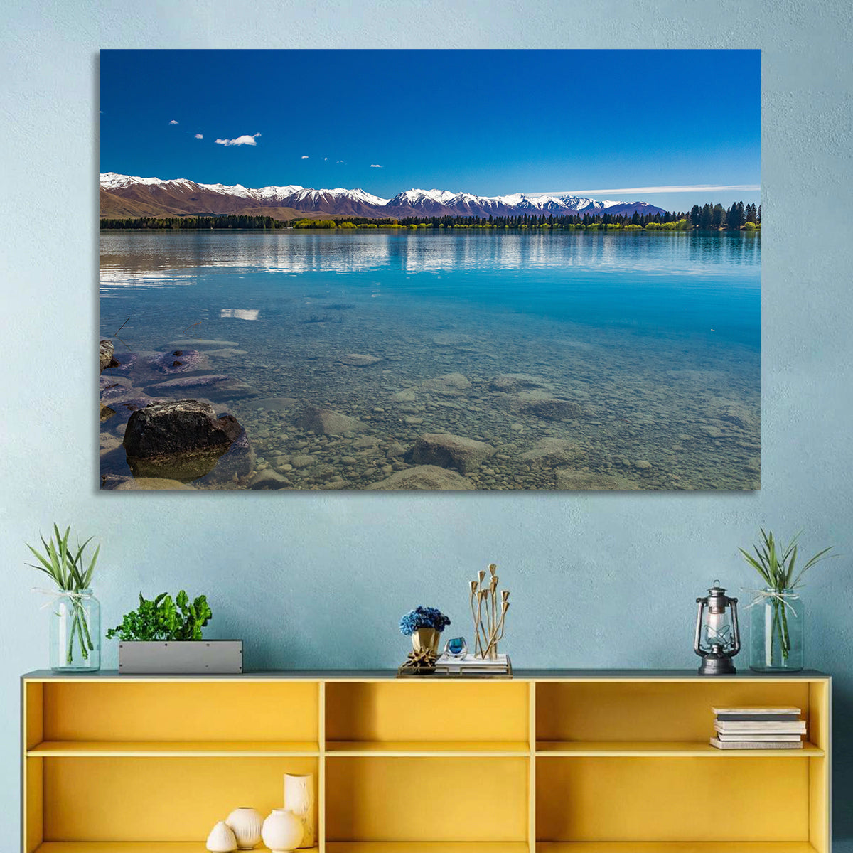 Lake Ruataniwha Reflection Wall Art