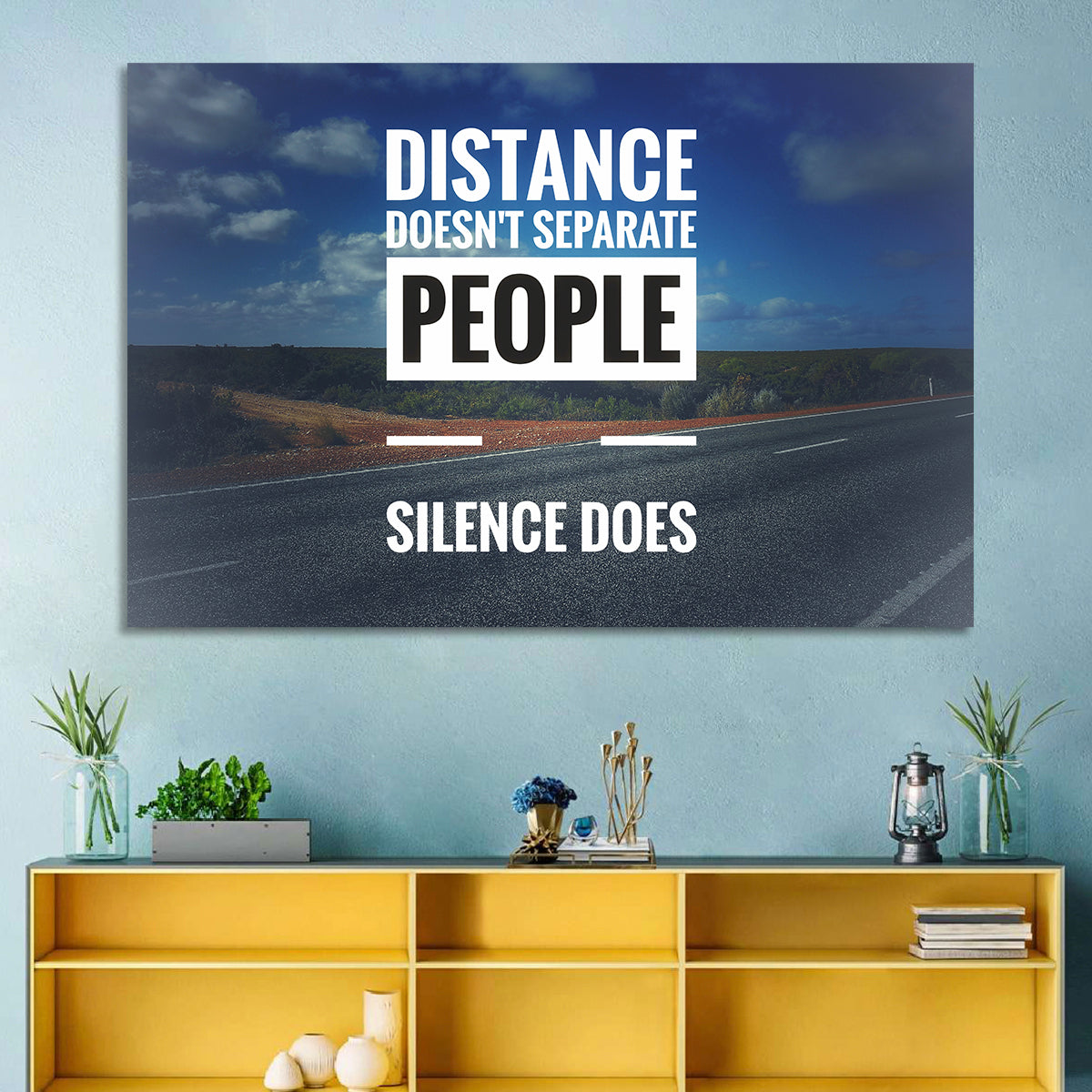 Silence Separates People Wall Art