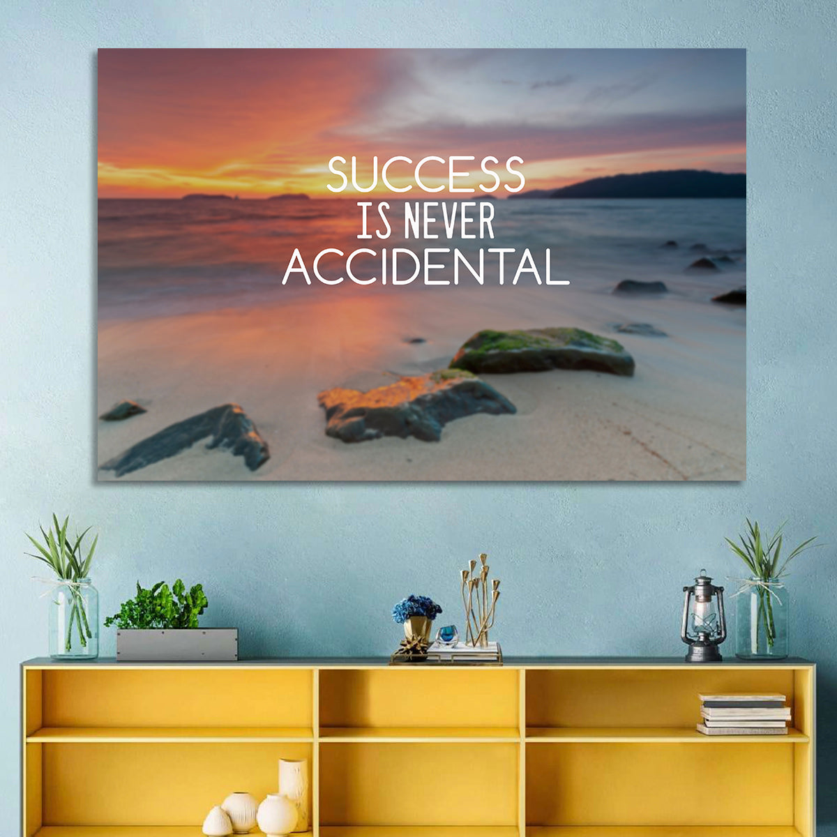 Success Is Never Accidental Wall Art