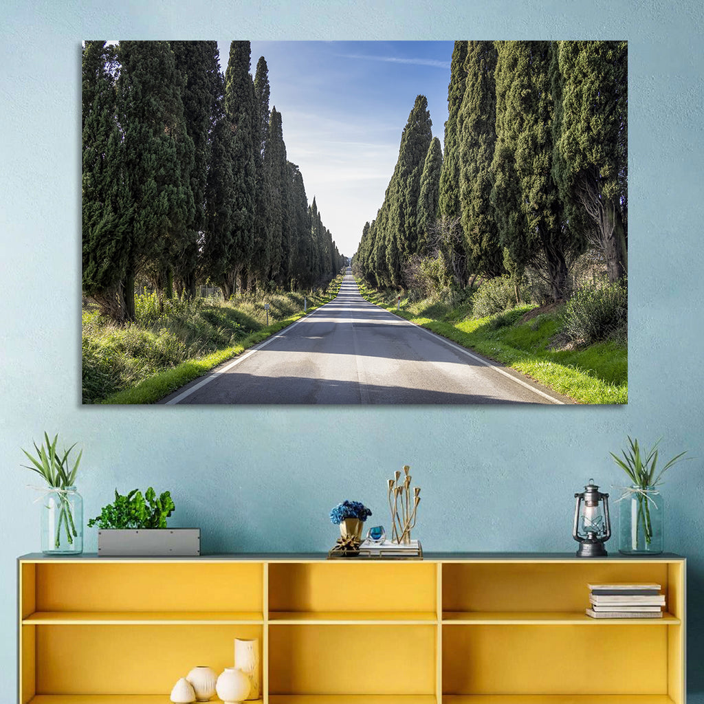 Avenue of Cypress Trees Wall Art