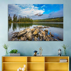Pyramid Lake Reflections Wall Art
