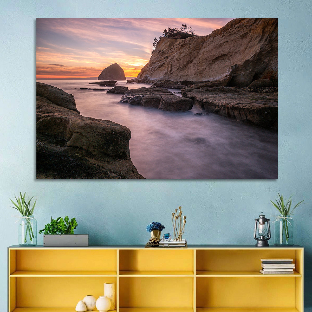 Haystack Rock at Cape Kiwanda Wall Art