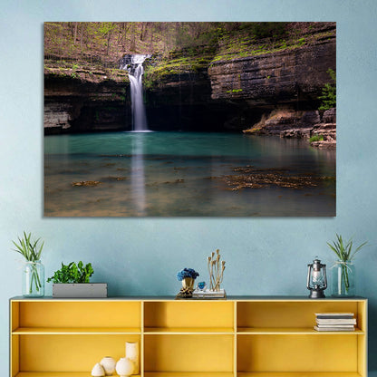 Mossy Cove Waterfall Wall Art