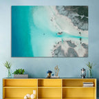 Bacalar Lagoon Aerial Wall Art
