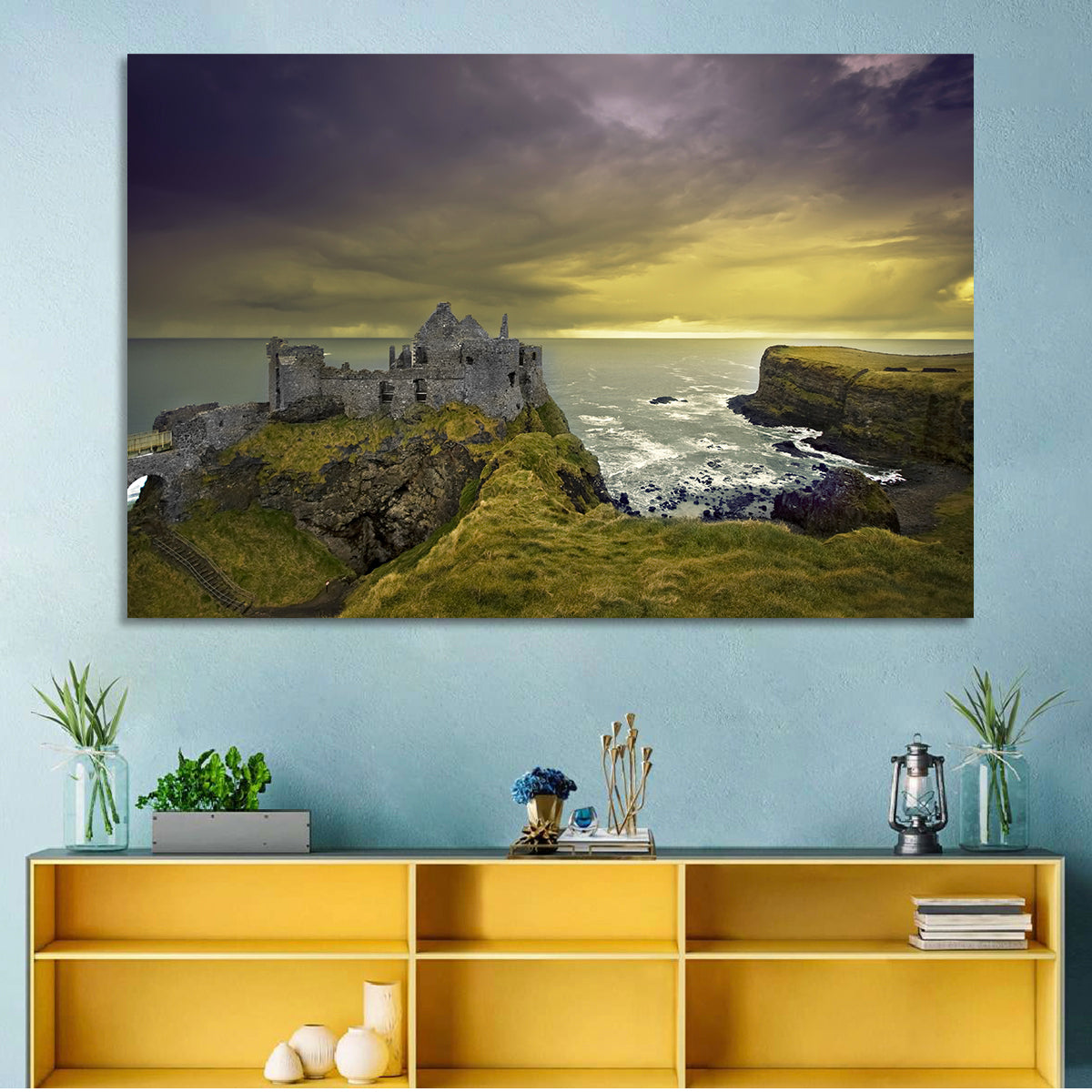 Dunluce Castle Ruins Wall Art
