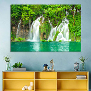 Plitvice Waterfall Wall Art