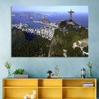 Christ the Redeemer Over Rio De Janeiro Wall Art