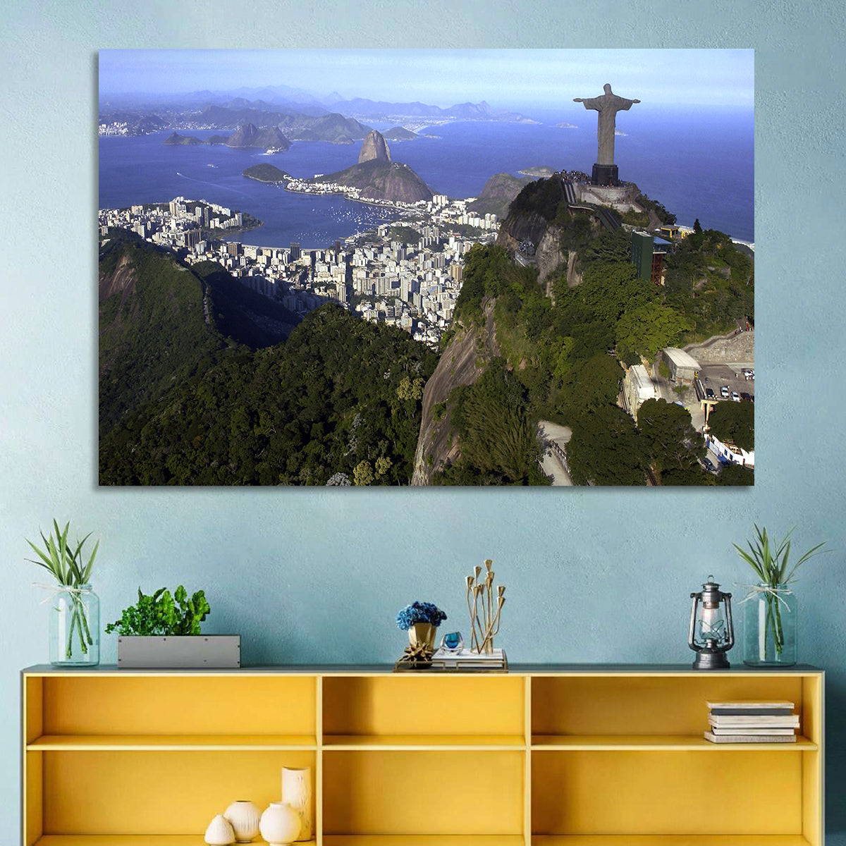 Christ the Redeemer Over Rio De Janeiro Wall Art
