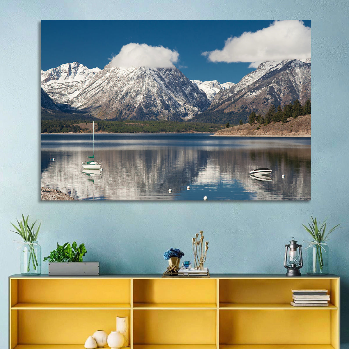 Jenny Lake Reflection Wall Art