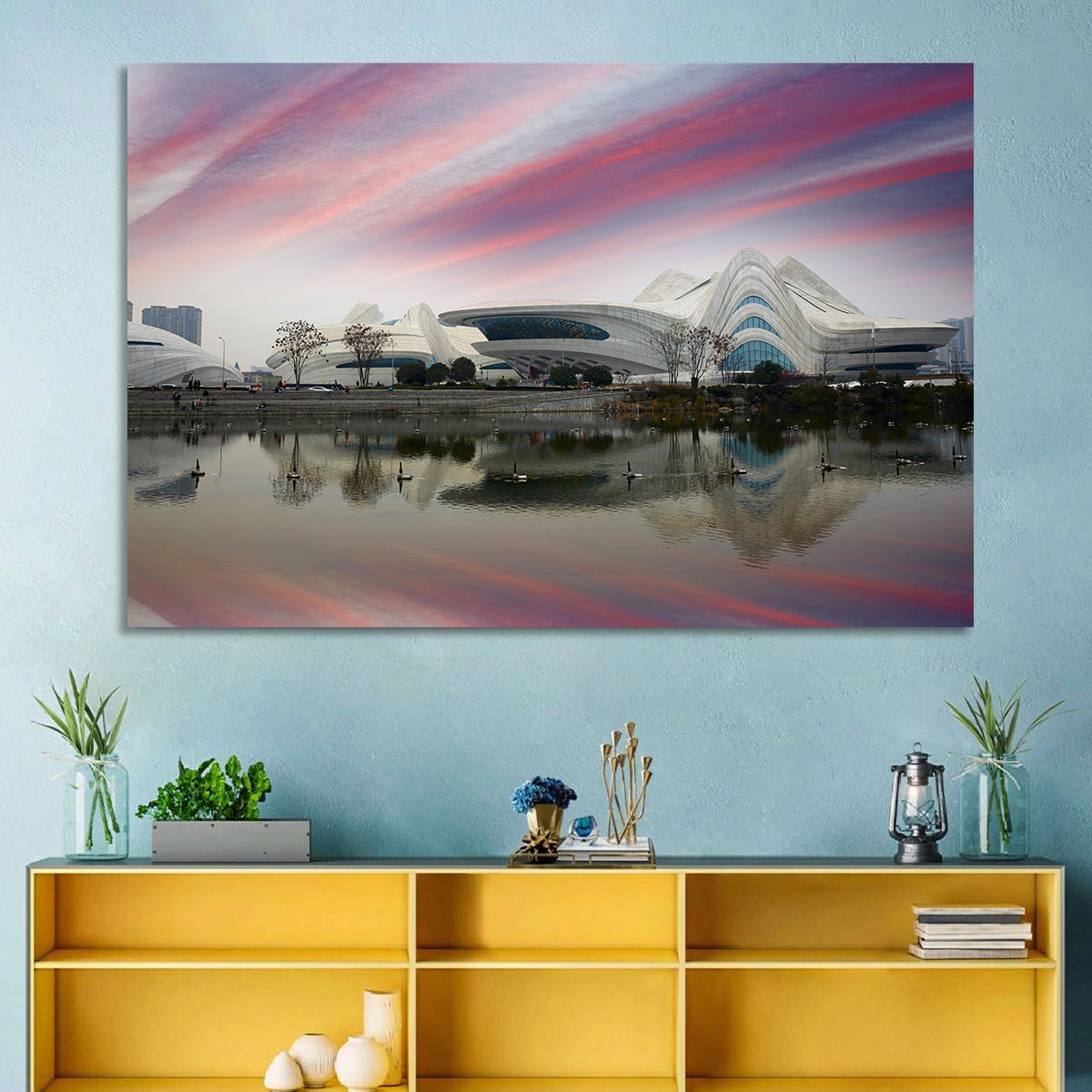 Meixihu International Culture and Arts Centre, Changsha Wall Art