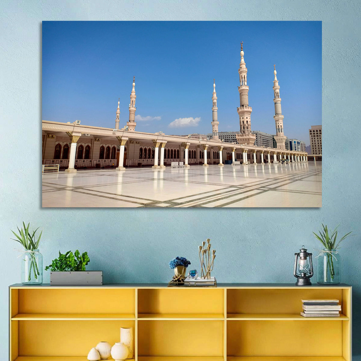 Al-masjid An-nabawi, Medina Wall Art in a room, landscape