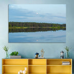 Lake Vanern Moonlight Wall Art