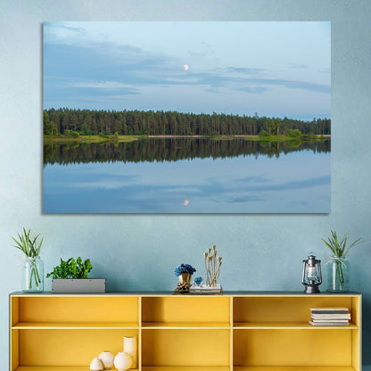 Lake Vanern Moonlight Wall Art