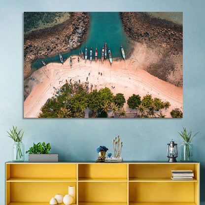 Koh Samui Long-tail Boats Wall Art